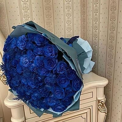 Midnight Blue Roses